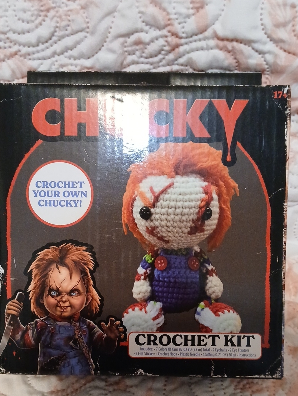 Universal Chucky Crochet Kit - Orange, Purple, White, Red